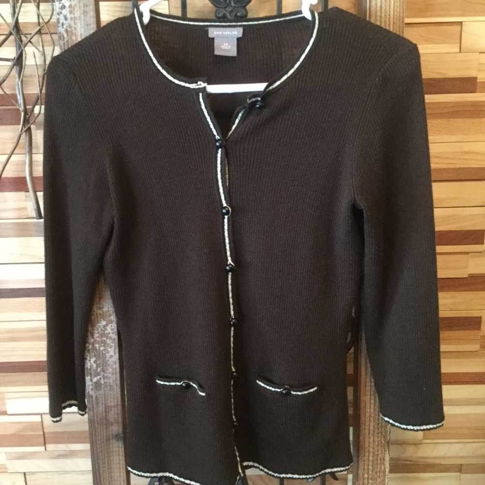 ANN TAYLOR SOFT KNIT TOP - Picture 1 of 5